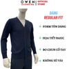 Áo len nam Owen ALD266505_NA màu xanh tím than dáng suông regular fit chất liệu len acrylic cotton