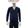 Áo len nam Owen ALD266505_NA màu xanh tím than dáng suông regular fit chất liệu len acrylic cotton