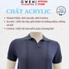 Áo Polo Len Nam Owen APL261557 – Xanh Tím Than Regular Fit