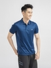 Áo Thun Polo Nam Cổ Bẻ Aristino APS030S1 Hai Màu Xanh Tím Than Trắng Dáng Regular Fit Chất Liệu Polyester