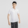 Áo Thun Polo Nam Cổ Bẻ Aristino APS030S1 Hai Màu Xanh Tím Than Trắng Dáng Regular Fit Chất Liệu Polyester