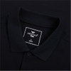 Áo Thun Polo Nam Cổ Bẻ Aristino APS125S3 màu Đen 9 kẻ jacquard