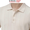 Áo Polo len ngắn tay Owen ALP251292N màu be nhạt dáng suông regular fit chất liệu Rayon