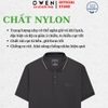 Áo thun polo Nam Tay Ngắn Có Cổ Owen APV253656 màu xám đậm dáng body fit tà bằng Chất liệu Nylon