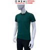 Áo Thun polo Nam Tay Ngắn Có Cổ Owen APV262000 màu xanh lá dáng suông body fit xẻ tà Chất liệu cotton poly