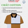 Áo Thun polo Nam Tay Ngắn Có Cổ Owen APV262006 màu nâu dáng suông body fit xẻ tà chất liệu cotton