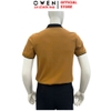 Áo Thun polo Nam Tay Ngắn Có Cổ Owen APV262006 màu nâu dáng suông body fit xẻ tà chất liệu cotton