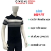 Áo Thun polo Nam Tay Ngắn Có Cổ Owen APV262018 màu đen dáng suông body fit xẻ tà chất liệu cotton