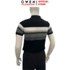 Áo Thun polo Nam Tay Ngắn Có Cổ Owen APV262018 màu đen dáng suông body fit xẻ tà chất liệu cotton