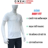 Áo Thun polo Nam Tay Ngắn Có Cổ Owen APV262037 màu trắng dáng suông body fit xẻ tà chất liệu cotton spandex