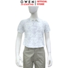Áo thun polo Nam Tay Ngắn Có Cổ Owen APV262039 màu trắng dáng body fit tà bằng xẻ tà chất liệu cotton polyester spandex