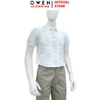 Áo thun polo Nam Tay Ngắn Có Cổ Owen APV262039 màu trắng dáng body fit tà bằng xẻ tà chất liệu cotton polyester spandex