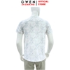 Áo thun polo Nam Tay Ngắn Có Cổ Owen APV262039 màu trắng dáng body fit tà bằng xẻ tà chất liệu cotton polyester spandex