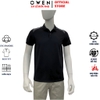 Áo thun polo Nam Tay Ngắn Có Cổ Owen APV262045 màu đen chất liệu nylon spandex