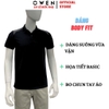 Áo thun polo Nam Tay Ngắn Có Cổ Owen APV262045 màu đen chất liệu nylon spandex