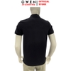 Áo thun polo Nam Tay Ngắn Có Cổ Owen APV262045 màu đen chất liệu nylon spandex
