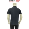 Áo Thun polo Nam Tay Ngắn Có Cổ Owen APV262053 màu xanh tím than dáng suông body fit xẻ tà chất liệu nylon spandex