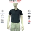 Áo thun polo Nam Tay Ngắn Có Cổ Owen APV262056 màu xanh đậm dáng suông body fit xẻ tà chất liệu nylon spandex