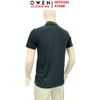 Áo thun polo Nam Tay Ngắn Có Cổ Owen APV262056 màu xanh đậm dáng suông body fit xẻ tà chất liệu nylon spandex
