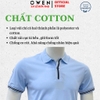 Áo thun polo Nam Tay Ngắn Có Cổ Owen APV262070 màu xanh nhạt dáng suông body fit xẻ tà chất liệu cotton