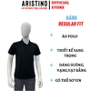 Áo Polo Nam Insidemen IPS061FAH0 Đen Regular Fit Jacquard