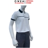 Áo thun polo Nam Tay Ngắn Có Cổ Owen APV253649 màu xám dáng suông body fit tà bằng có túi chất liệu nylon spandex