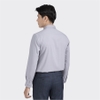 Áo Sơ Mi Nam Dài Tay Aristino ALS10402 Màu xám Solid dobby Dáng Slim Fit Vải Sợi Tre