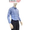 Áo Sơ Mi Nam Tay Dài Owen AR260653DT Xanh Regular Fit Có Túi chất liệu Bamboo polyester