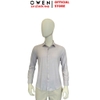 Áo Sơ Mi Nam Tay Dài Owen AS260699D Xám Nhạt Slim Fit Không Túi  chất liệu nylon spandex
