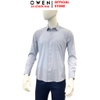 Áo sơ mi nam tay dài Owen AR240595DT màu xám nhạt dáng suông regular fit tà lượn có túi chất liệu modal spandex