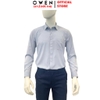 Áo sơ mi nam tay dài Owen AR240595DT màu xám nhạt dáng suông regular fit tà lượn có túi chất liệu modal spandex