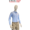 Áo Sơ Mi Nam Tay Dài Owen AR260695DT Xanh Regular Fit Có Túi chất liệu nano