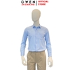 Áo Sơ Mi Nam Tay Dài Owen AR260695DT Xanh Regular Fit Có Túi chất liệu nano