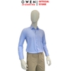 Áo Sơ Mi Nam Tay Dài Owen AR260701DT Xanh Regular Fit Có Túi chất liệu nylon spandex