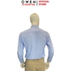 Áo Sơ Mi Nam Tay Dài Owen AR260701DT Xanh Regular Fit Có Túi chất liệu nylon spandex