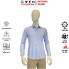 Áo Sơ Mi Nam Tay Dài Owen AR260701DT Xanh Regular Fit Có Túi chất liệu nylon spandex