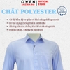 Áo Sơ Mi Nam Tay Dài Owen AR260701DT Xanh Regular Fit Có Túi chất liệu nylon spandex