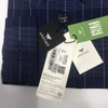 Áo Sơ Mi Nam Tay Dài Aristino ALS28801 Màu Xanh Tím Than Kẻ Trắng Dáng SLim Fit Không Túi Vải Sợi Tre