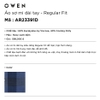 Áo Sơ Mi Nam Tay Dài Owen AR23391D Màu Xanh Navy Đậm Kẻ Caro To Dáng Regular Fit Có Túi Chất Liệu Sợi Bạch Đàn