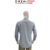 Áo Sơ Mi Nam Tay Dài Owen AR260018DT Xanh Nhạt Regular Fit Có Túi