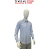Áo Sơ Mi Nam Tay Dài Owen AR260018DT Xanh Nhạt Regular Fit Có Túi