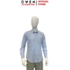 Áo Sơ Mi Nam Tay Dài Owen AR260018DT Xanh Nhạt Regular Fit Có Túi