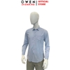 Áo Sơ Mi Nam Tay Dài Owen AR260018DT Xanh Nhạt Regular Fit Có Túi