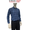 Áo Sơ Mi Nam Tay Dài Owen AR260612DT Xanh Tím Than Regular Fit Có Túi chất liệu Bamboo polyester