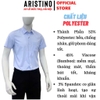 Áo Sơ Mi Nam Ngắn Tay Aristino ASS075AS3 màu xanh kẻ tăm