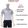Áo Sơ Mi Nam Tay Ngắn Owen AB260047NT Xanh Nhạt Kẻ Body Fit