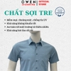 Áo Sơ Mi Nam Tay Ngắn Owen AB260043NT Xanh Đậm Họa Tiết Body Fit