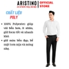 Áo Sơ Mi Trắng Nam Dài Tay Aristino ALSR01F Slim Fit 100% Polyester