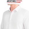Áo Sơ Mi Trắng Nam Dài Tay Aristino ALSR01F Slim Fit 100% Polyester