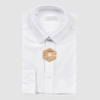 Áo Sơ Mi Trắng Nam Tay Dài Owen AS221199D (AS230329D-AS240103D) Dáng Slim Fit Không Túi Ngực Màu Trắng Trơn Vải Sợi Sồi